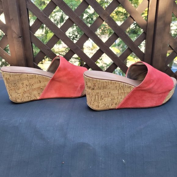 Diane Von Furstenberg Coral Cork Wedge Sandal Womens 8.5 - Picture 11 of 16